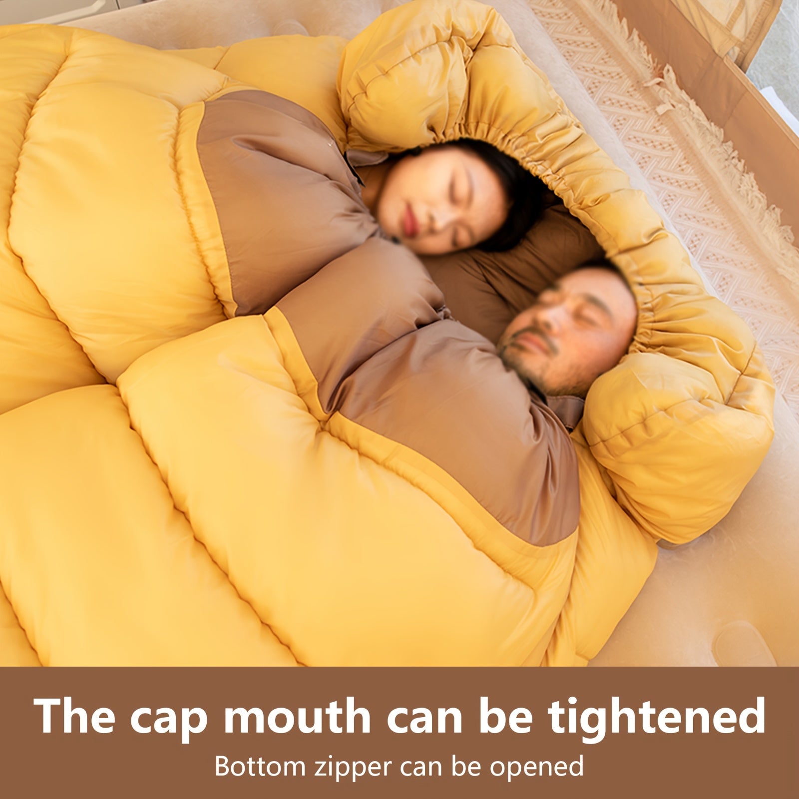 Double Sleeping Bag for Two Adults-2