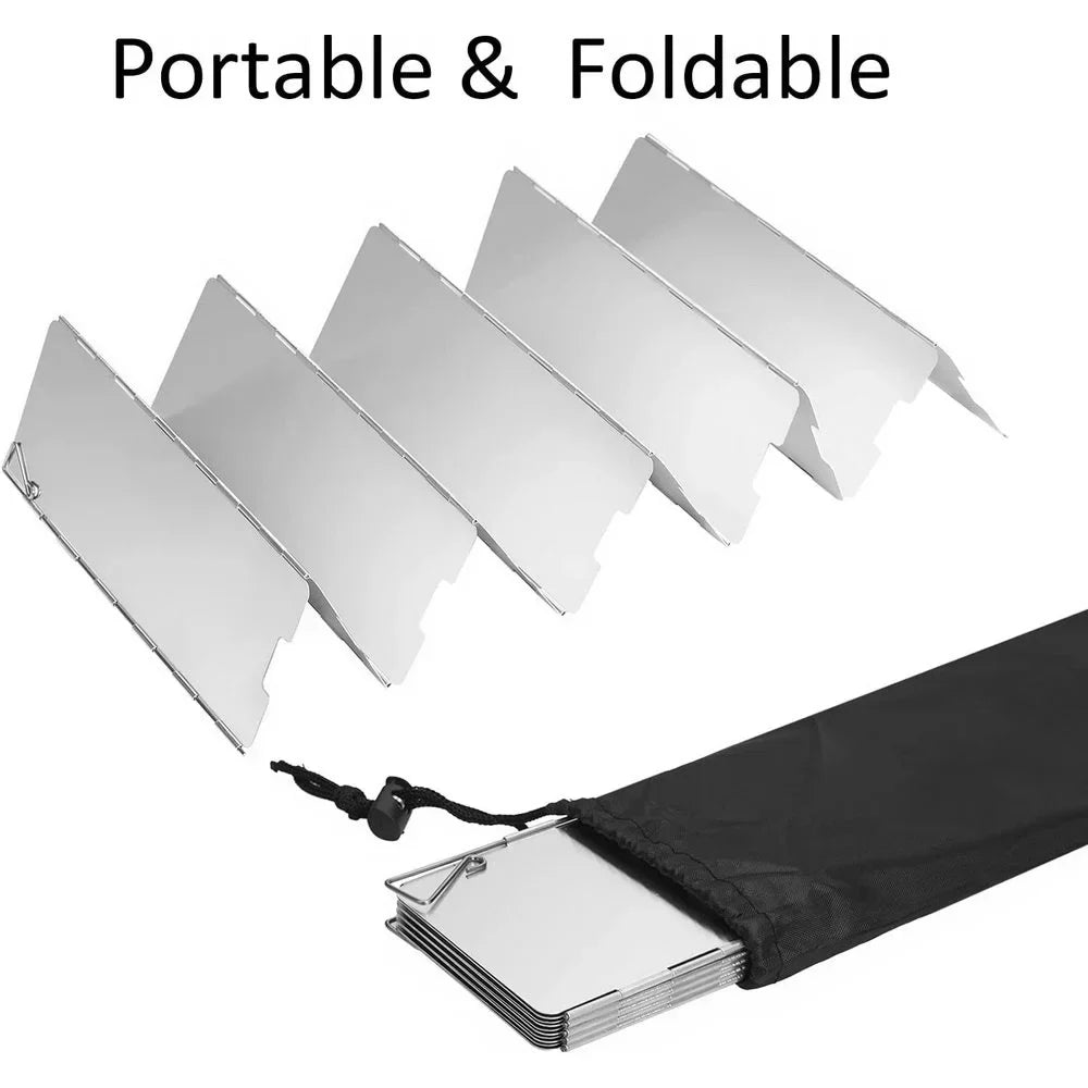 Gas Stove Wind Shield Aluminum Alloy-2