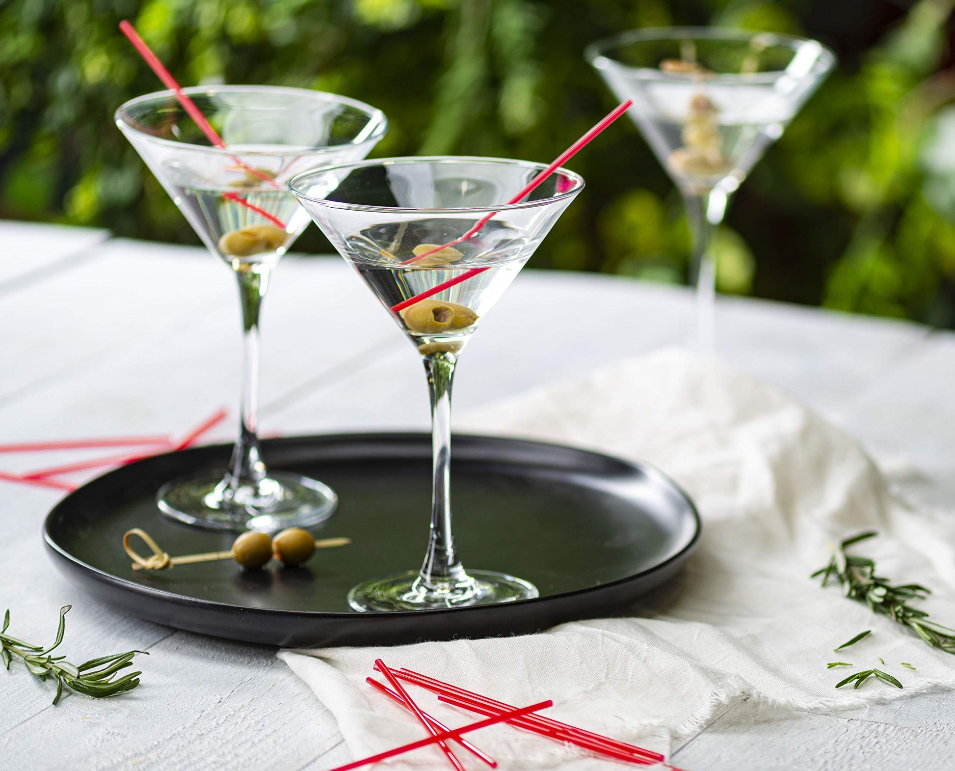 Red Sip Stirrers/Straws - 1000 Count - 5 Inch - Disposable Stir Sticks for Coffee & Cocktail - Canadian Distribution-2