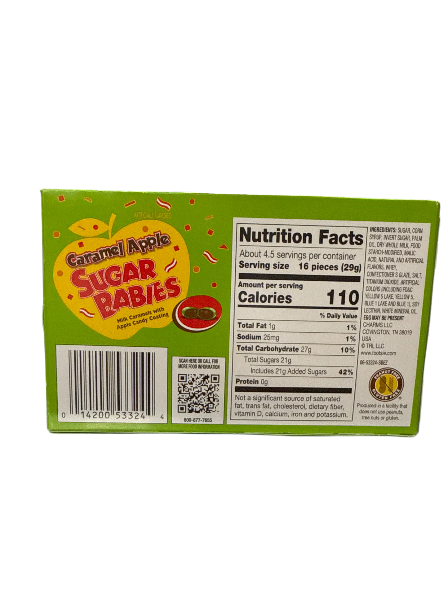 Sugar Babies Caramel Apple Candies 134G -U.S Edition
