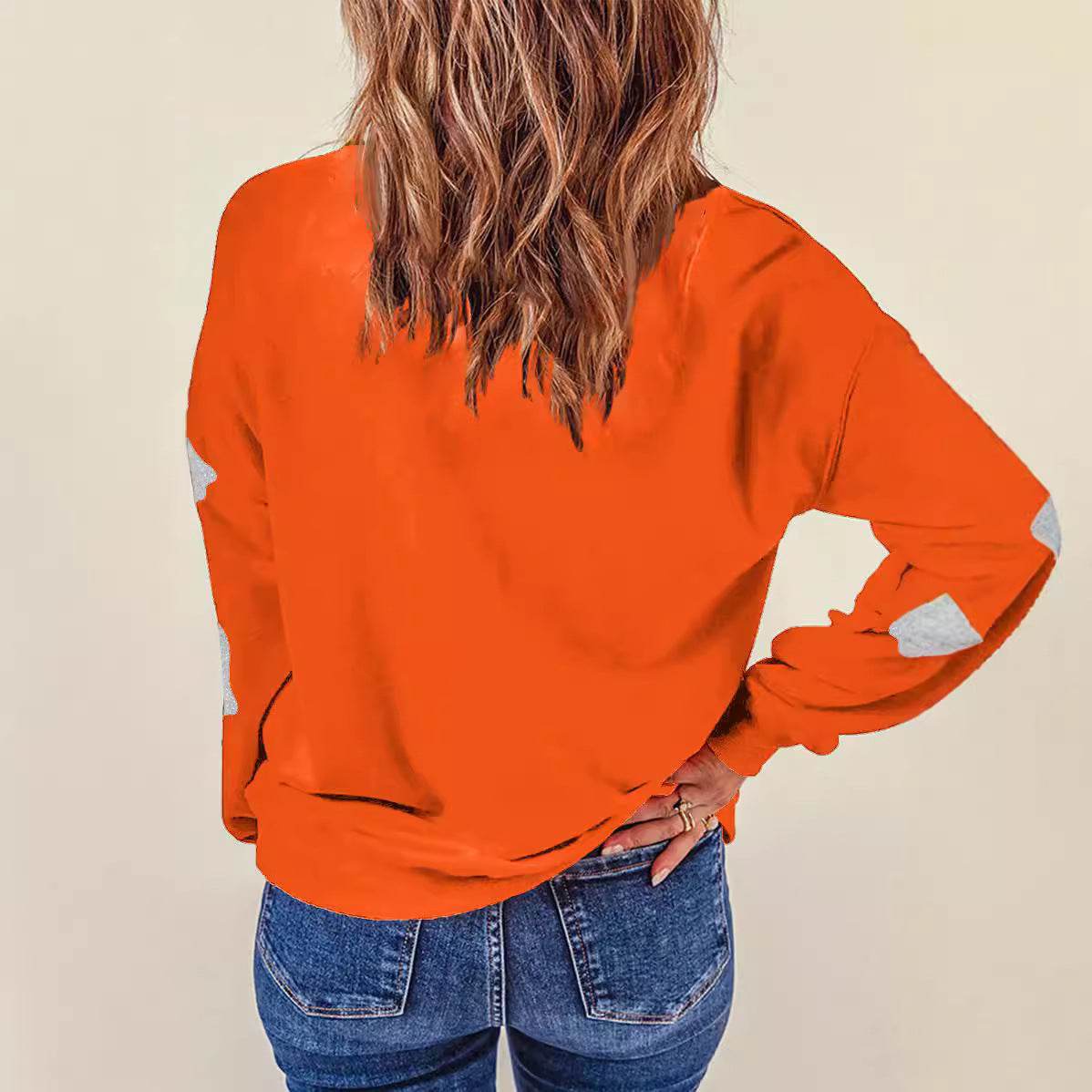Halloween Ghost Top Loose Casual Pullover