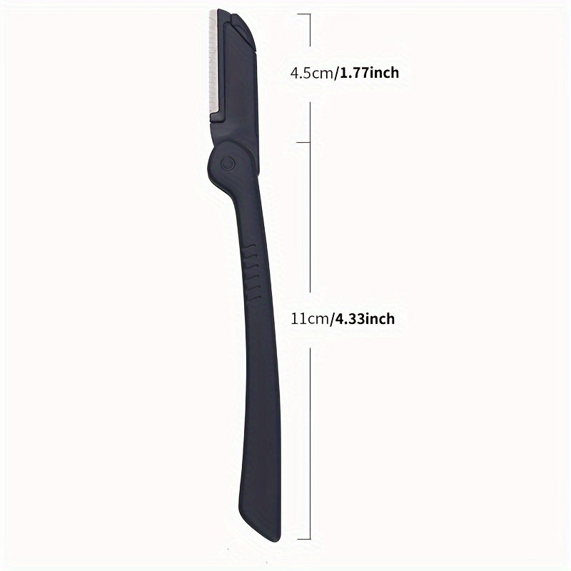 3pcs Eyebrow Trimming Tools, Stainless Steel Eyebrow Tweezer Eyebrow Scissors With Comb Eyebrow Razor