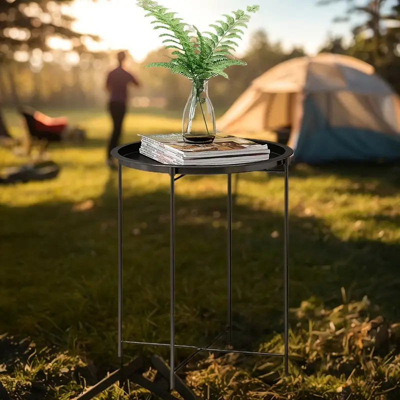 Outdoor Foldable Stainless Steel Coffee Table-1