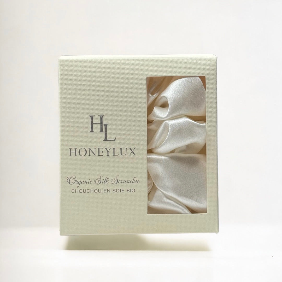 Organic Premium Silk Scrunchie - Bela-3