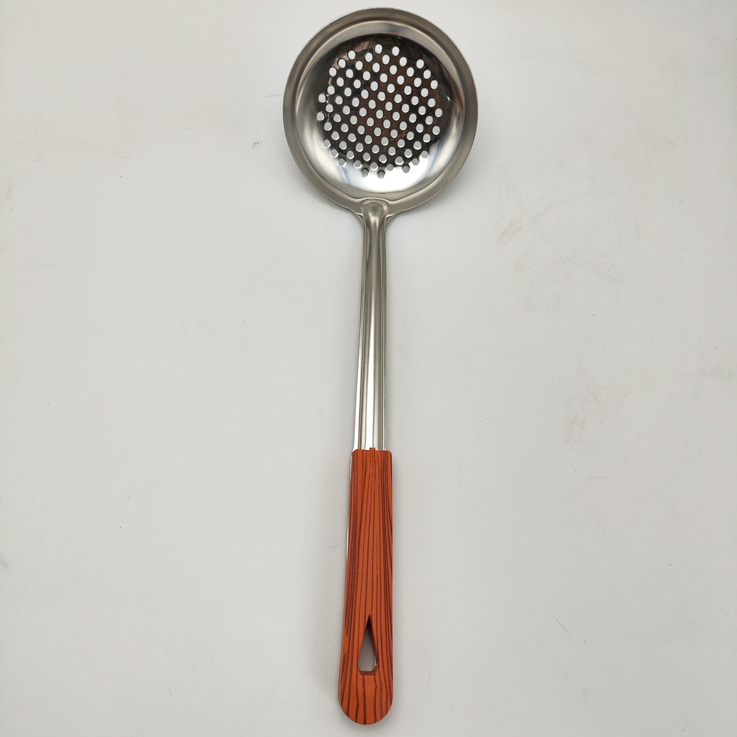 1pc Kitchen Stainless Steel Cooking Utensils With Wooden Handle, Spatulas, Rice Soup, Spoon, Frying Shovel, Colanders, Kitchen Cookware