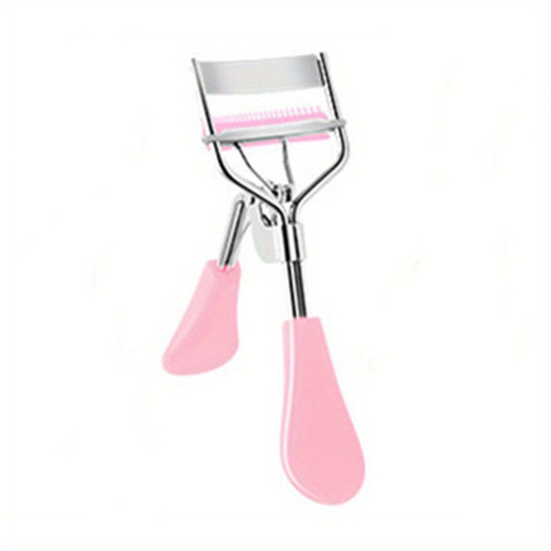 1pc Wide Angle Eyelash Curler With Built In Comb Eye Lash Clip Cosmetic Makeup Lash Curling Auxiliary Tool For Women Lash Curlers, Multicolor
