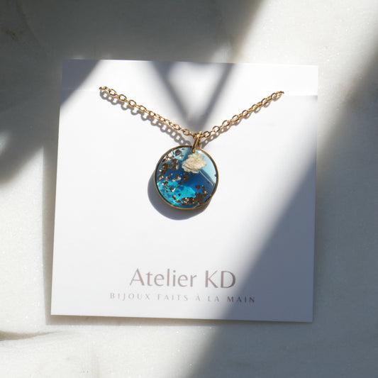 Collier Céleste - rond (petit)