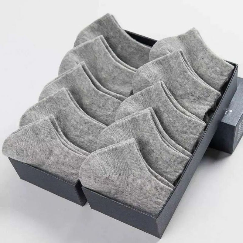 5/10/12 Pairs Comfy Ankle Socks, Solid Color Ankle Sock Pack, Women's Stockings & Hosiery