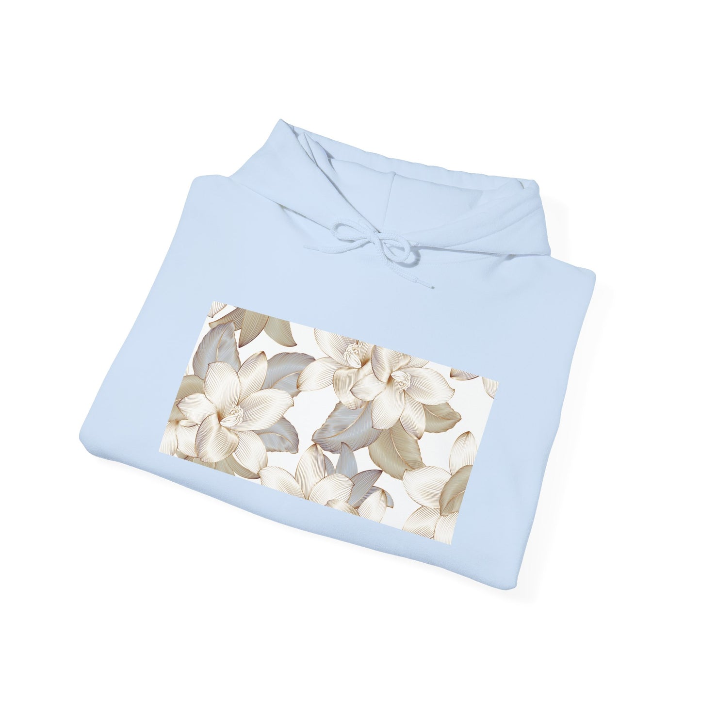 Serene Floral Unisex Hoodie | Cozy Gift for Nature Lovers, Perfect for Fall, Spring, Relaxation, and Casual Outings