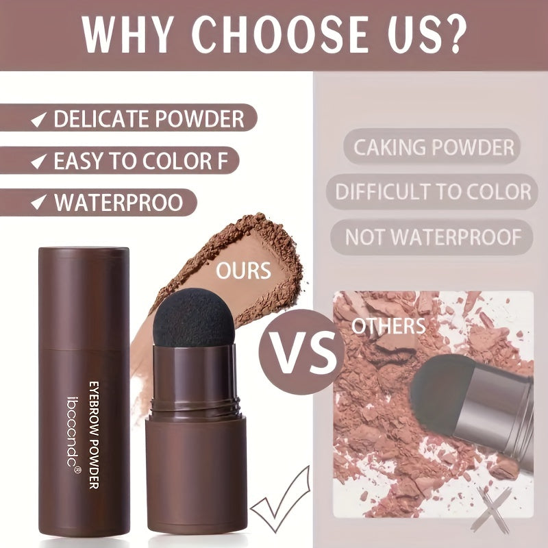 Eyebrow Shaping Kits, Eyebrow Powder Stick + Eyebrow Stencil + Eyebrow Brush, Long Lasting Eyebrow Enhancers Styling Sets