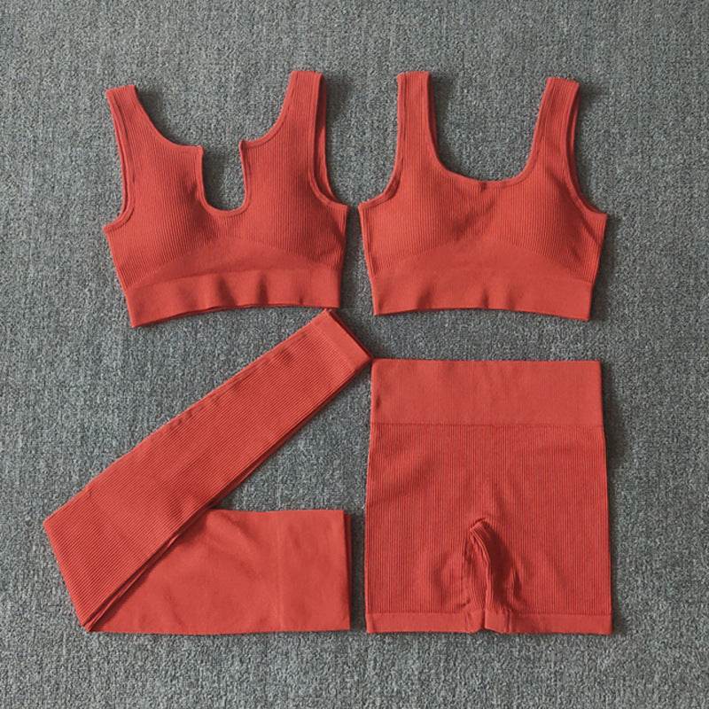 6pcs Yoga Workout Outfit set for women Gym clothes