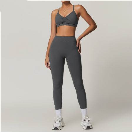 2pcs Yoga Outfit set Sport Fitness Workout Gym wear for women