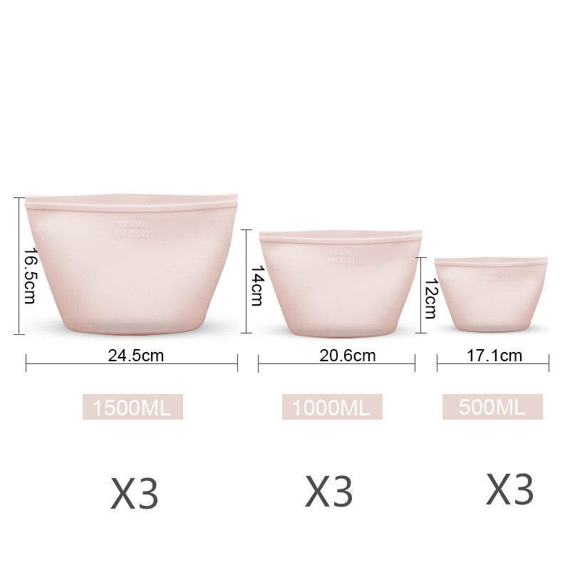 Silicone Food Storage Bag reusable freezer bags