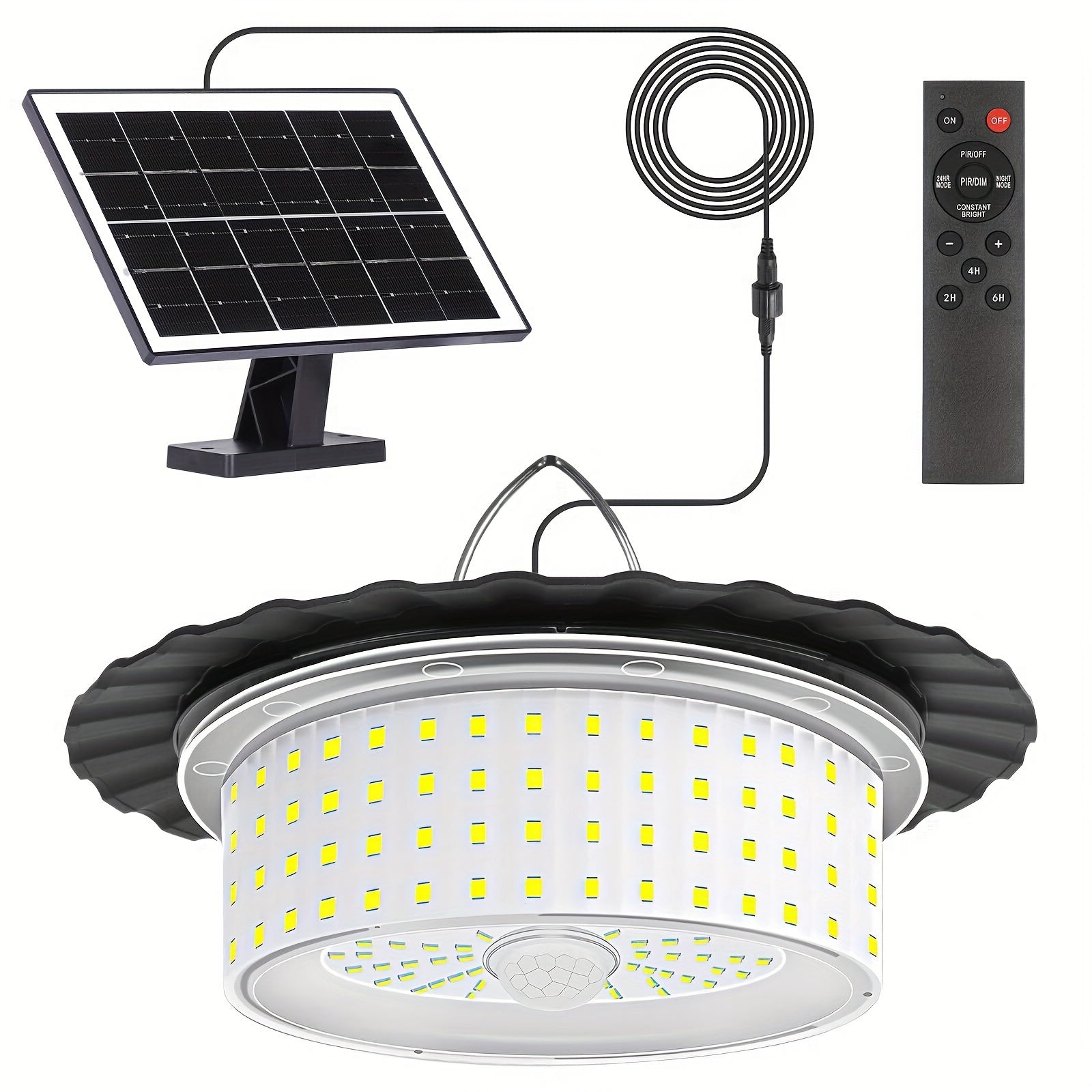 Solar Shed Light with Remote Control (244 LED)-0