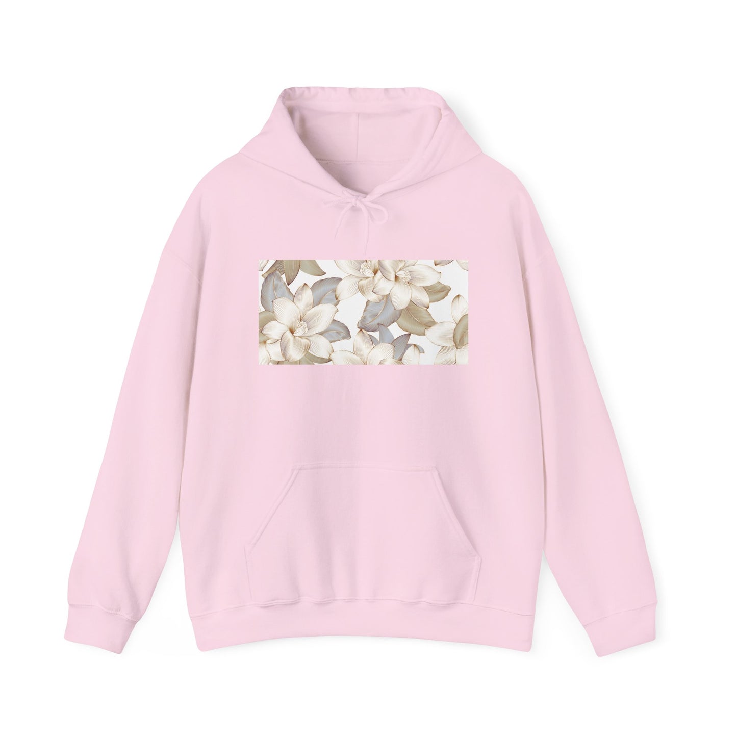 Serene Floral Unisex Hoodie | Cozy Gift for Nature Lovers, Perfect for Fall, Spring, Relaxation, and Casual Outings