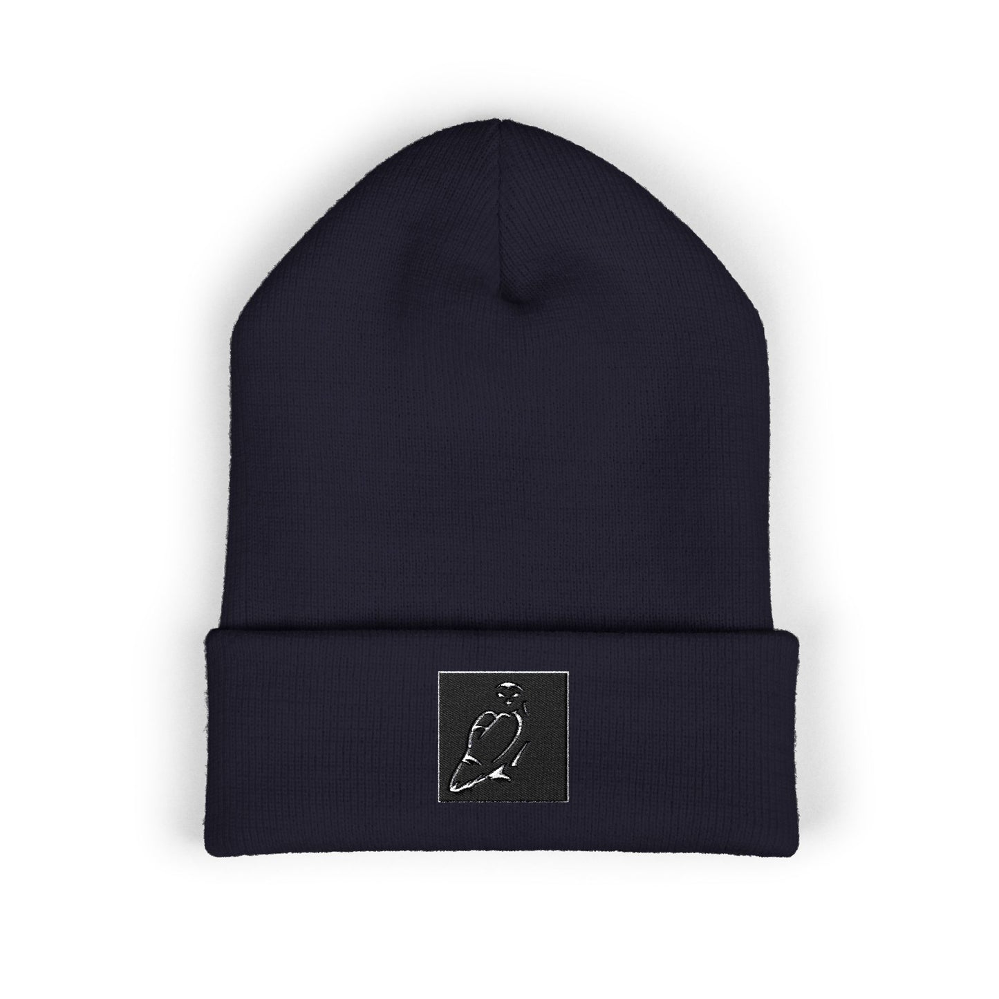 Stylish Embroidered Beanie - Perfect for Winter, Casual Outings, or Holiday Gifting, Unisex Warm Hat, Cuffed Knit Cap, Winter Accessory