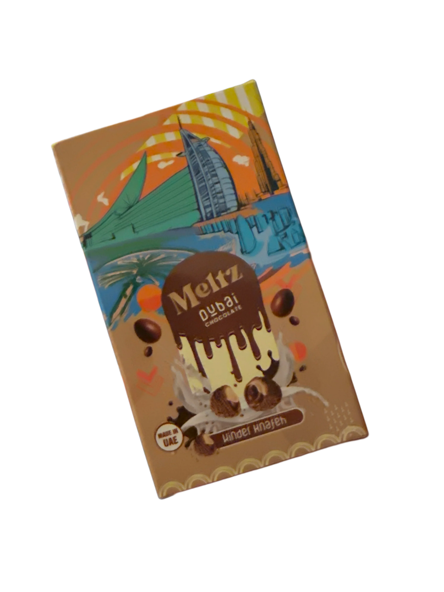 Meltz Dubai Chocolate Kinder Knafeh Flavour 75G - Dubai Edition