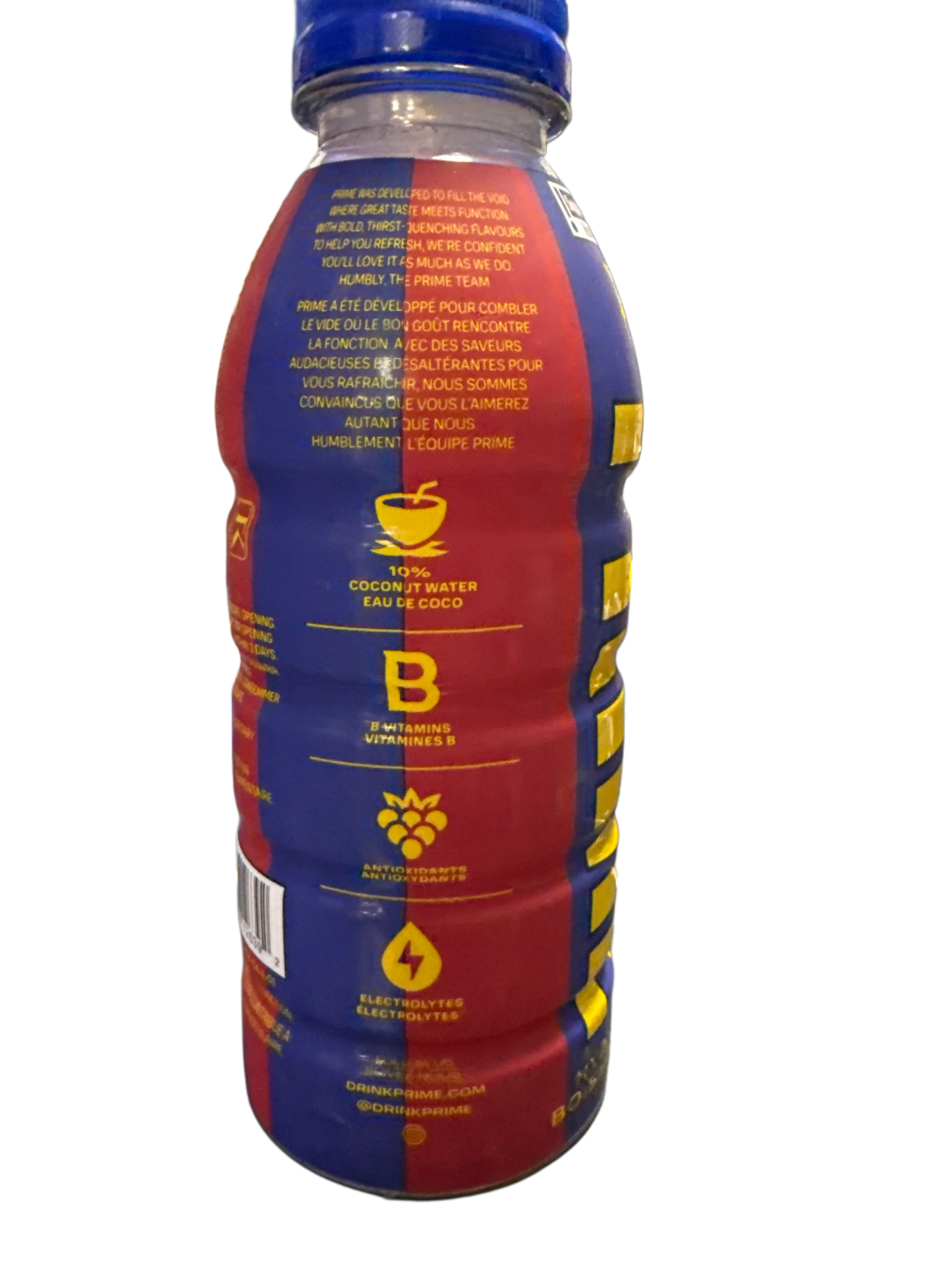Prime Hydration Barcelona Berry Freeze Flavour 500ML - Canadian Edition
