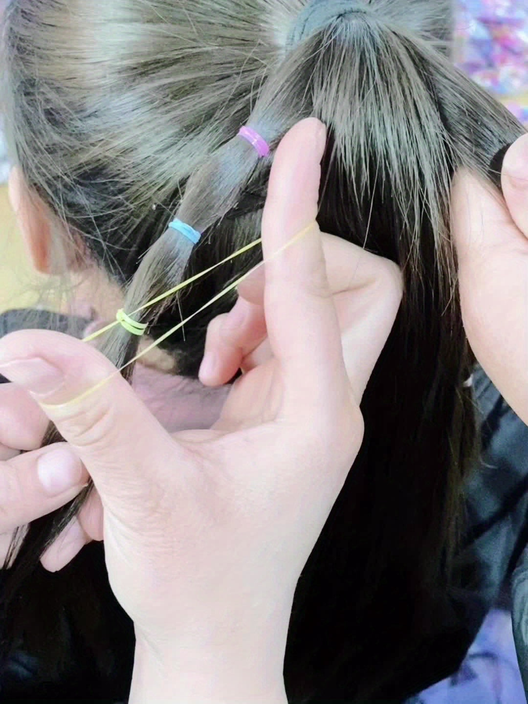 1000pcs 1000 Pcs Colorful High Elastic Hair Ties for Girls and Teens - Party Favors, Holiday Gifts
