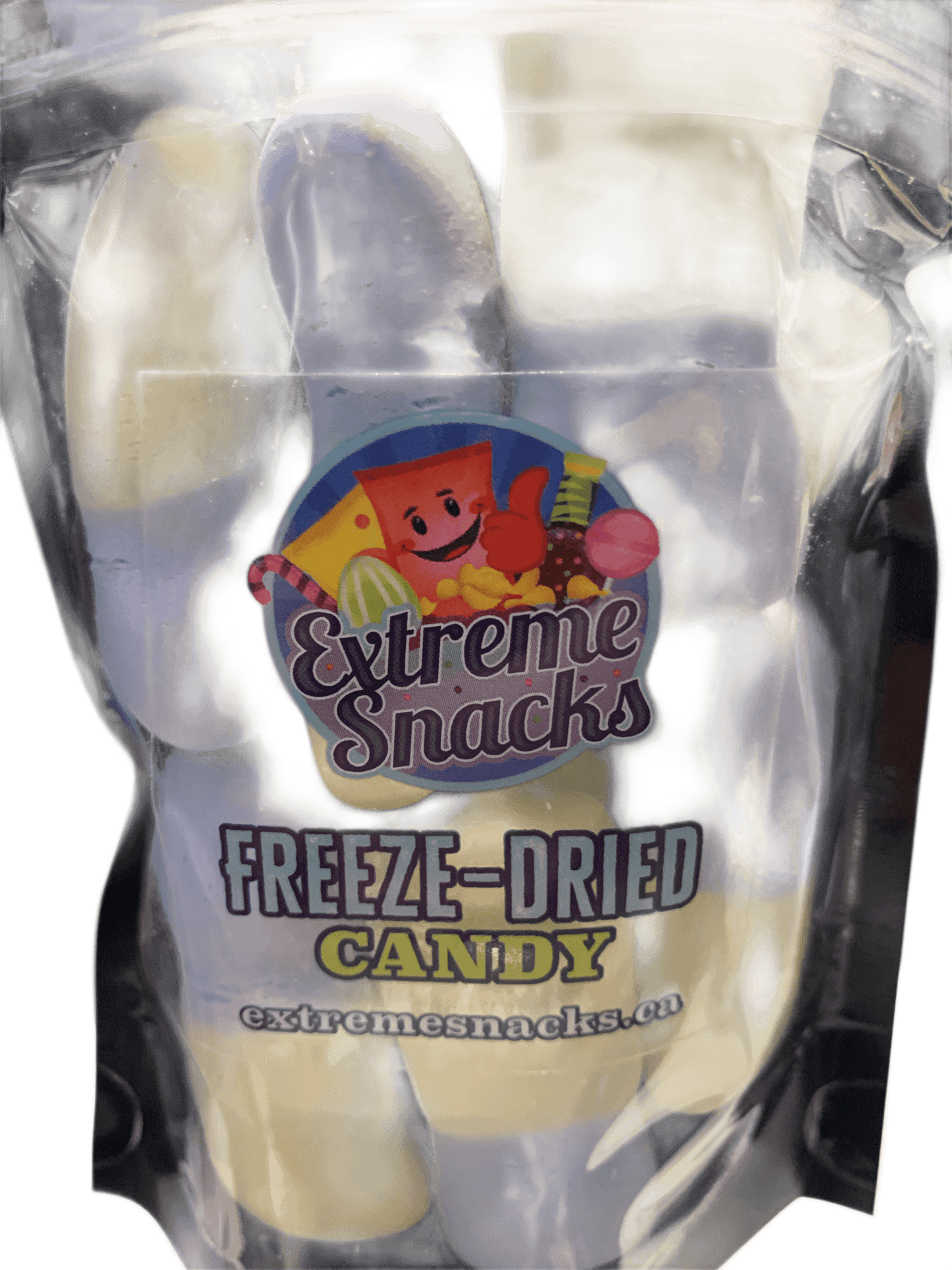 Extreme Snacks Freeze Dried Banana And Blueberry Squash 100G - Canadian Edition
