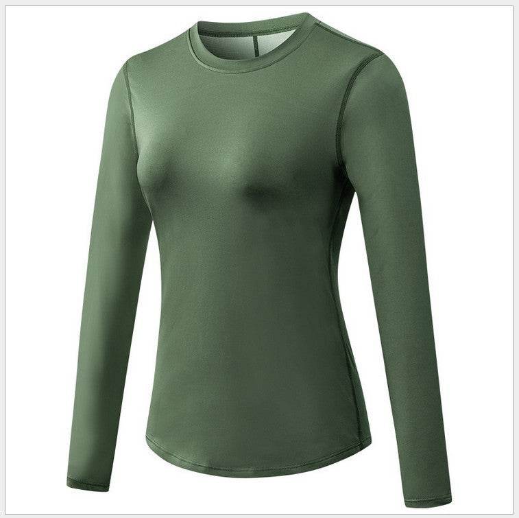 Quick Drying Breathable Long Sleeve Yoga Workout Gym T-shirt for women