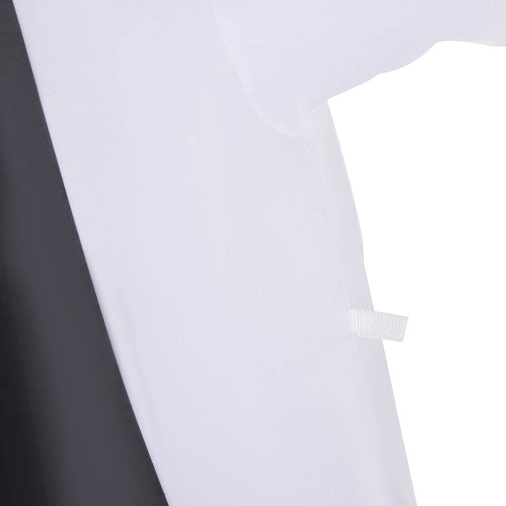 6' Tall Halloween Inflatables Outdoor Decorations White Ghost, Light Up Blow Up Yard Decor With LED Light And Fan Indoor Outdoor For Garden, Lawn, Party, Holiday