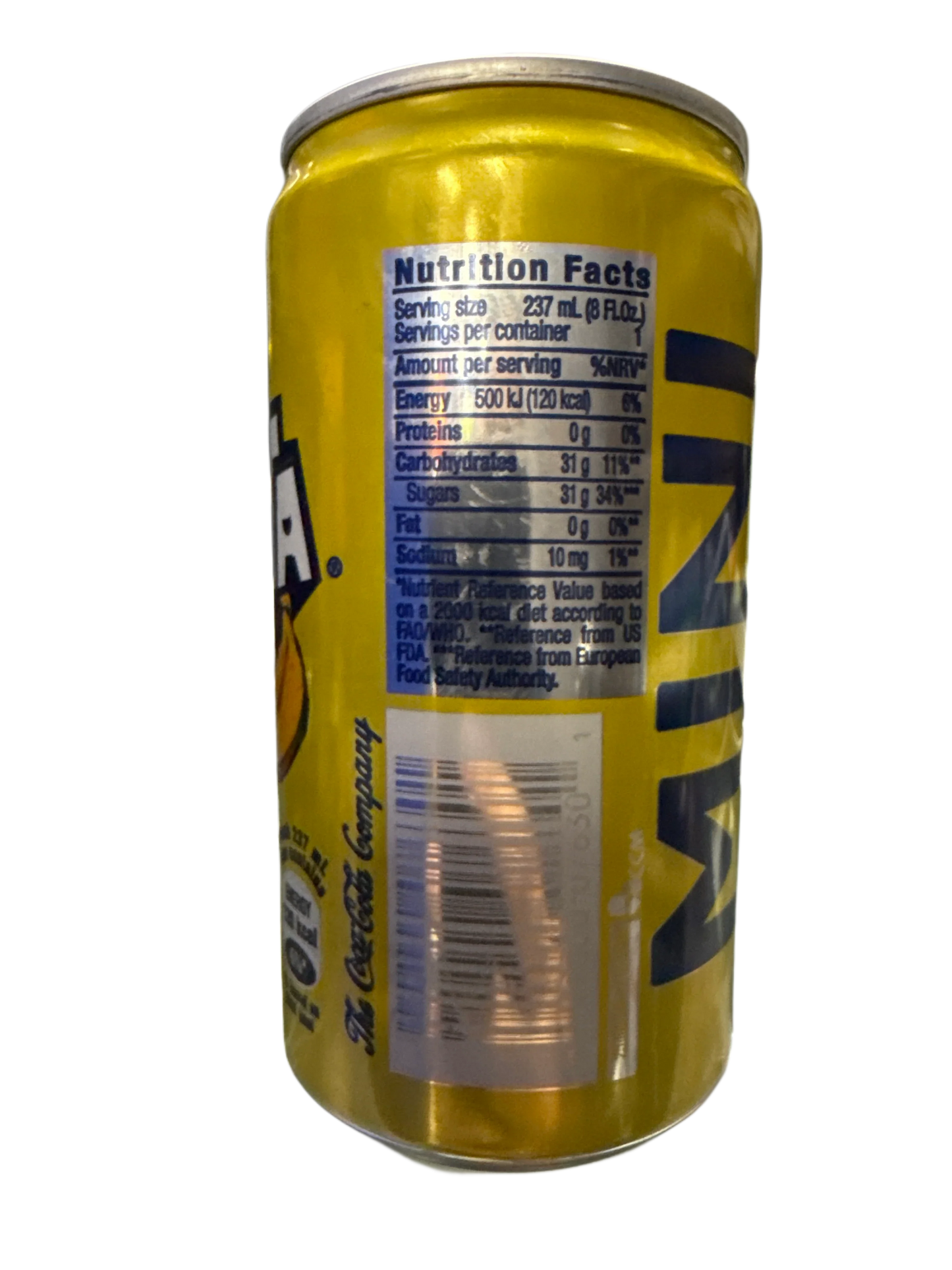 Fanta Banana Flavoured Can 237ML - Trinidad and Tobago Edition