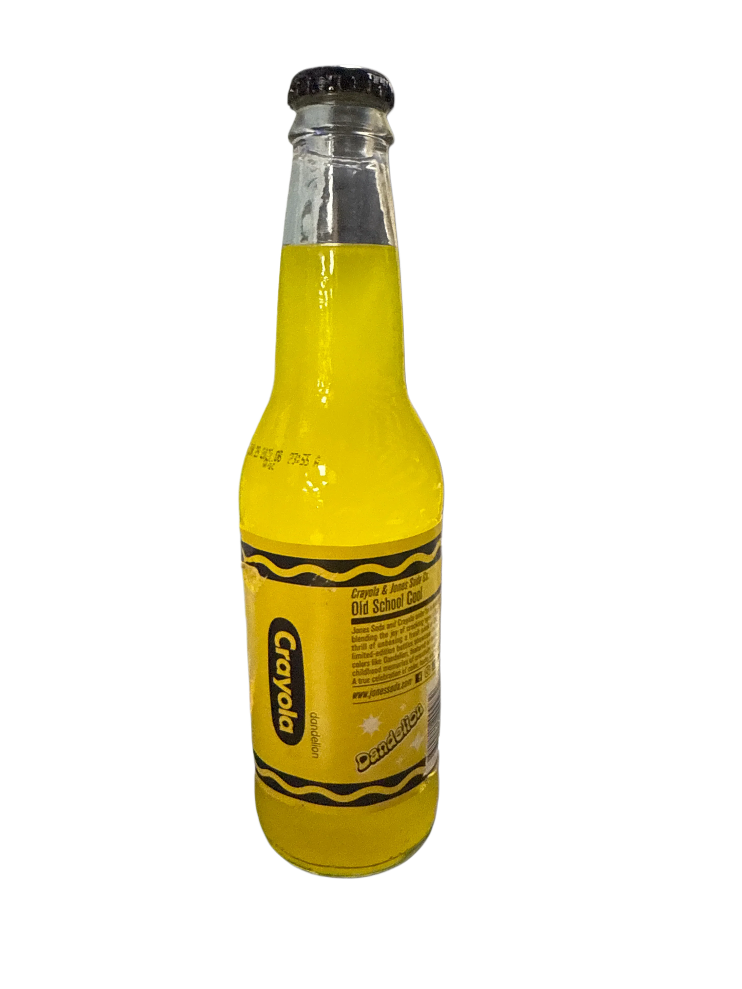 Jones Crayola Limited Edition Pineapple Cream Soda Glass Bottle 355ML - U.S Edition