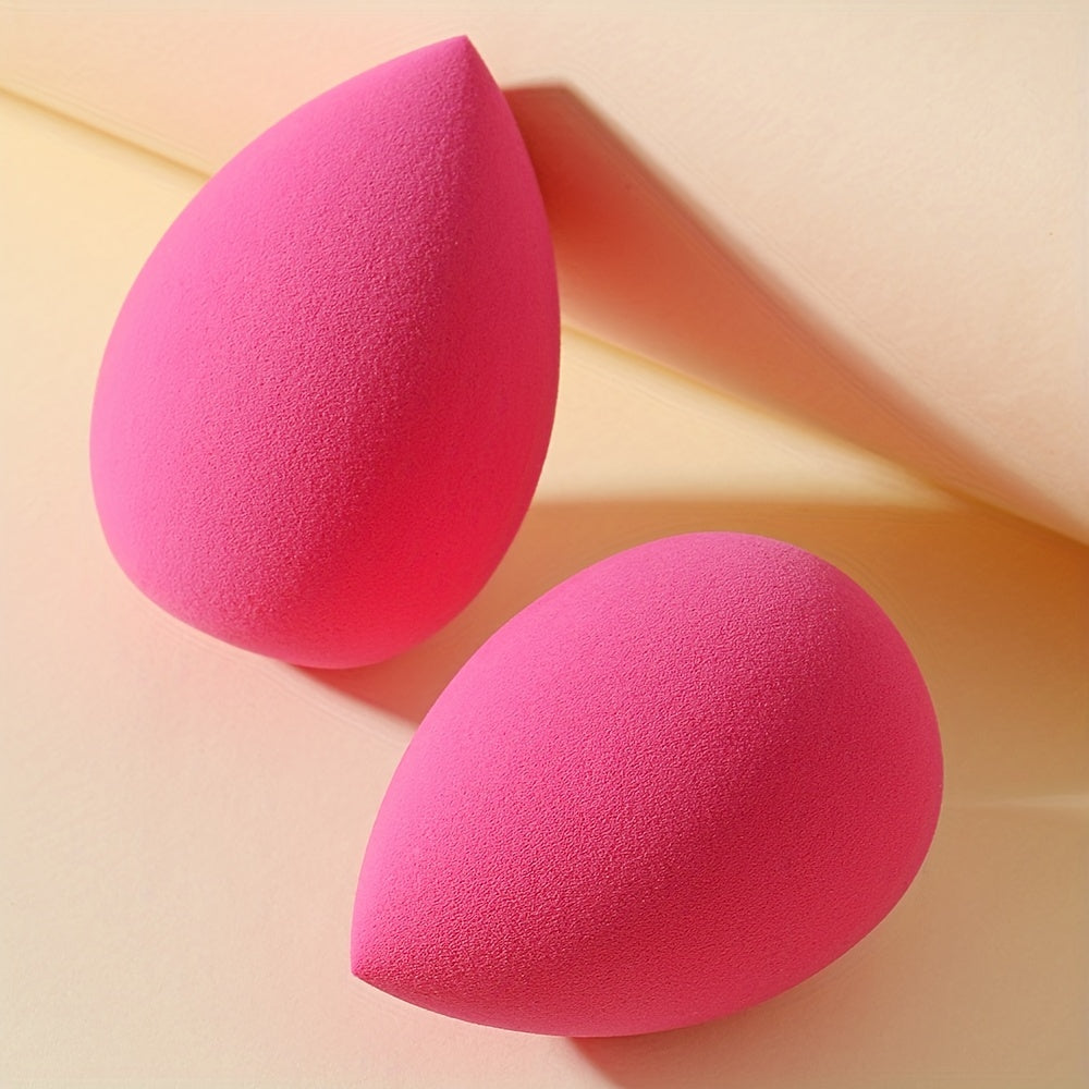 2 Pcs Makeup Sponges Makeup Puffs For Foundation Blender, Flawless For Creams, Powders And Liquids