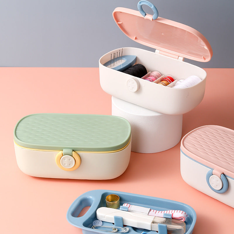 All-in-one Sewing Box With Buttons For Home Sewing