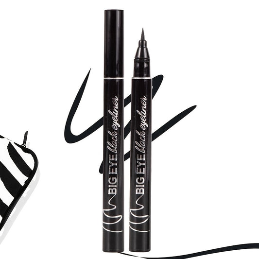 Waterproof Liquid Eyeliner, Soft Head Long Lasting Eye Liner Pen Smudge Resistant Sweat-proof Makeup Eye Liners For Women