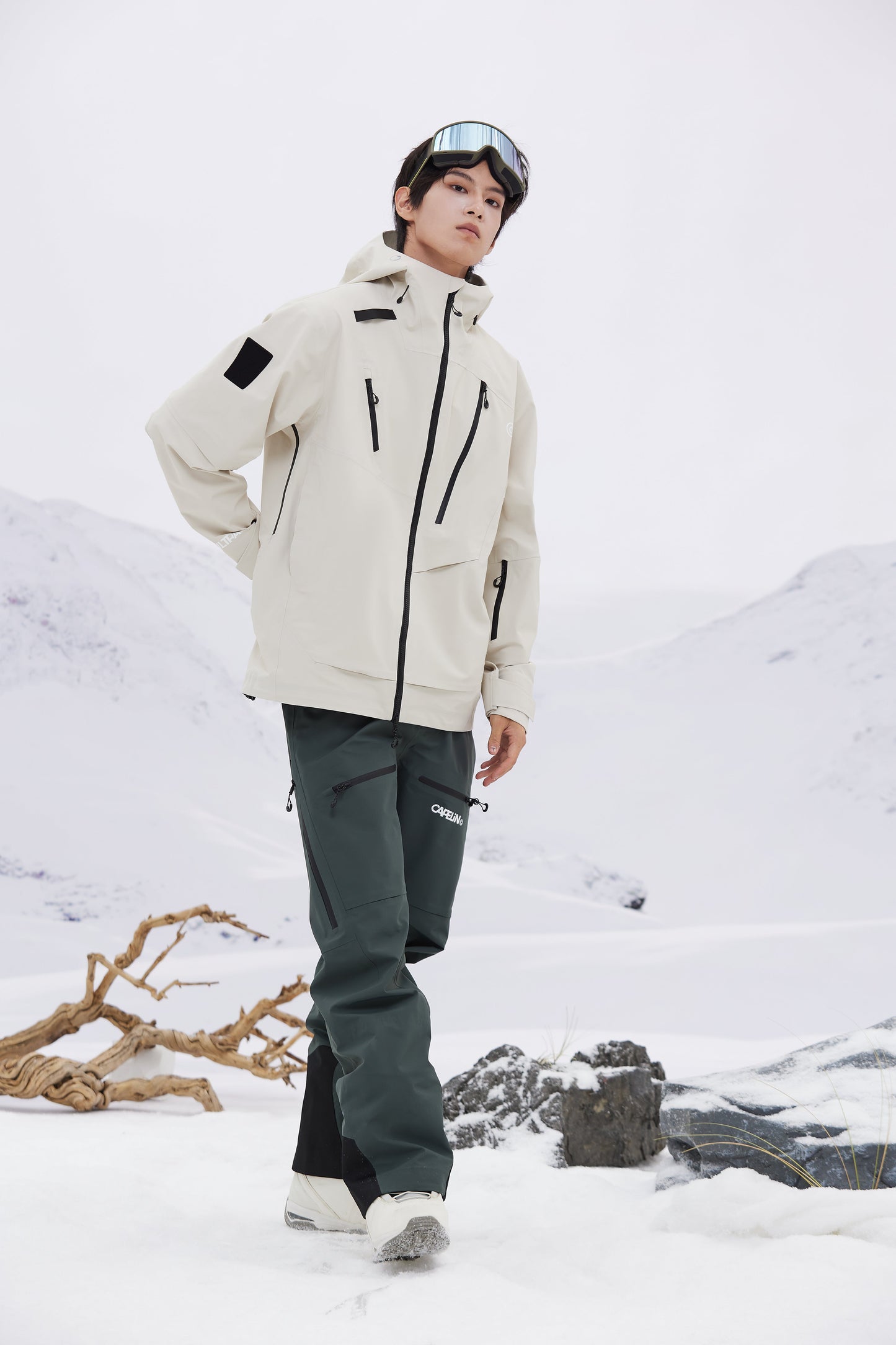 Alpha Unisex 3L Shell Snowboard Jacket