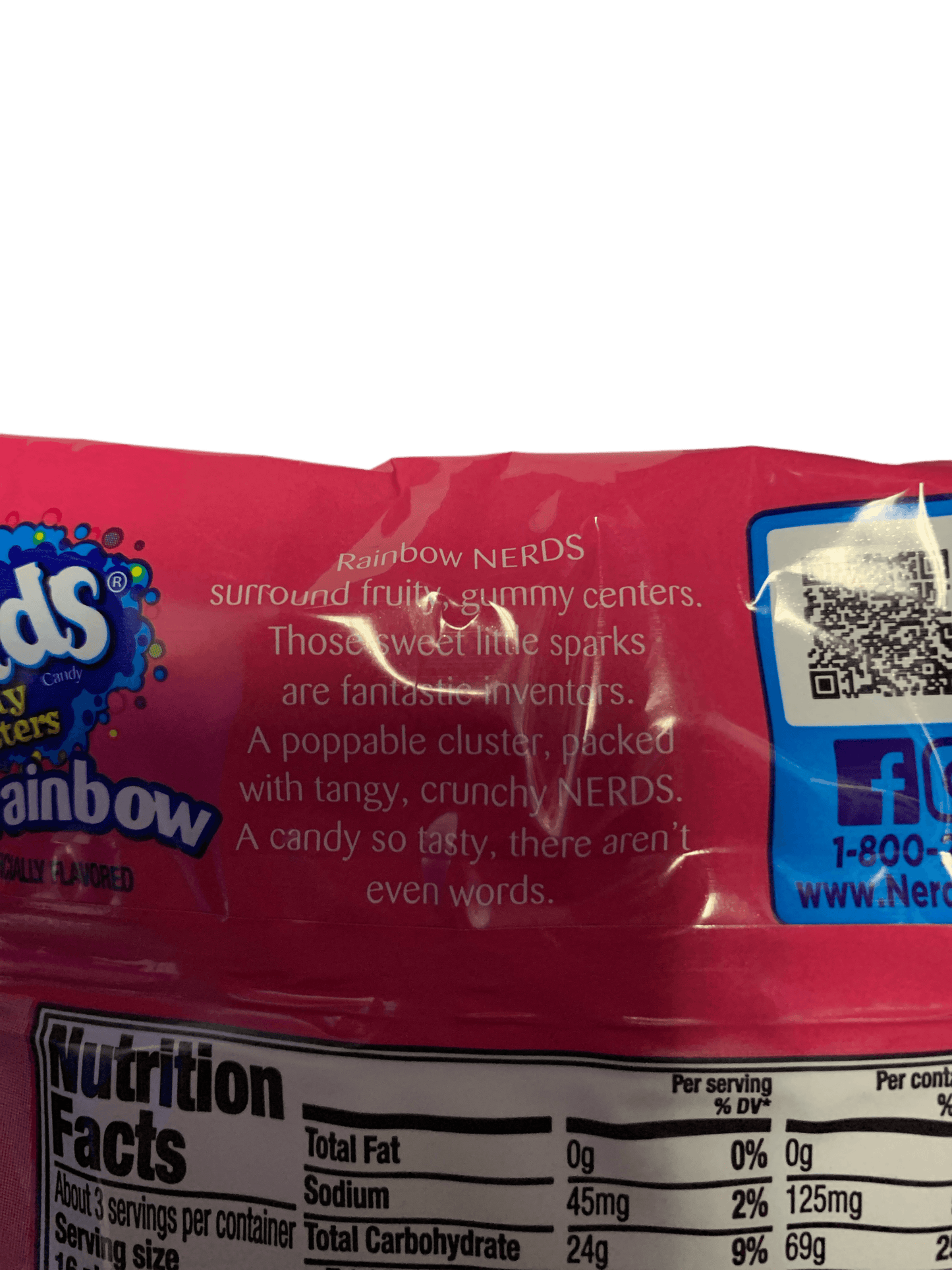 Nerds Gummy Clusters Rainbow Share Pack 30G - U.S Edition