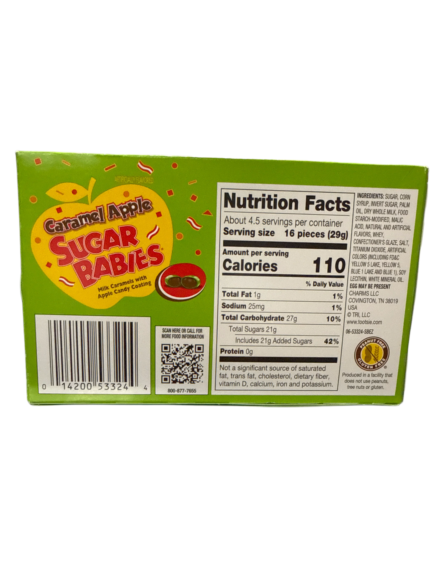 Sugar Babies Caramel Apple Candies 134G -U.S Edition
