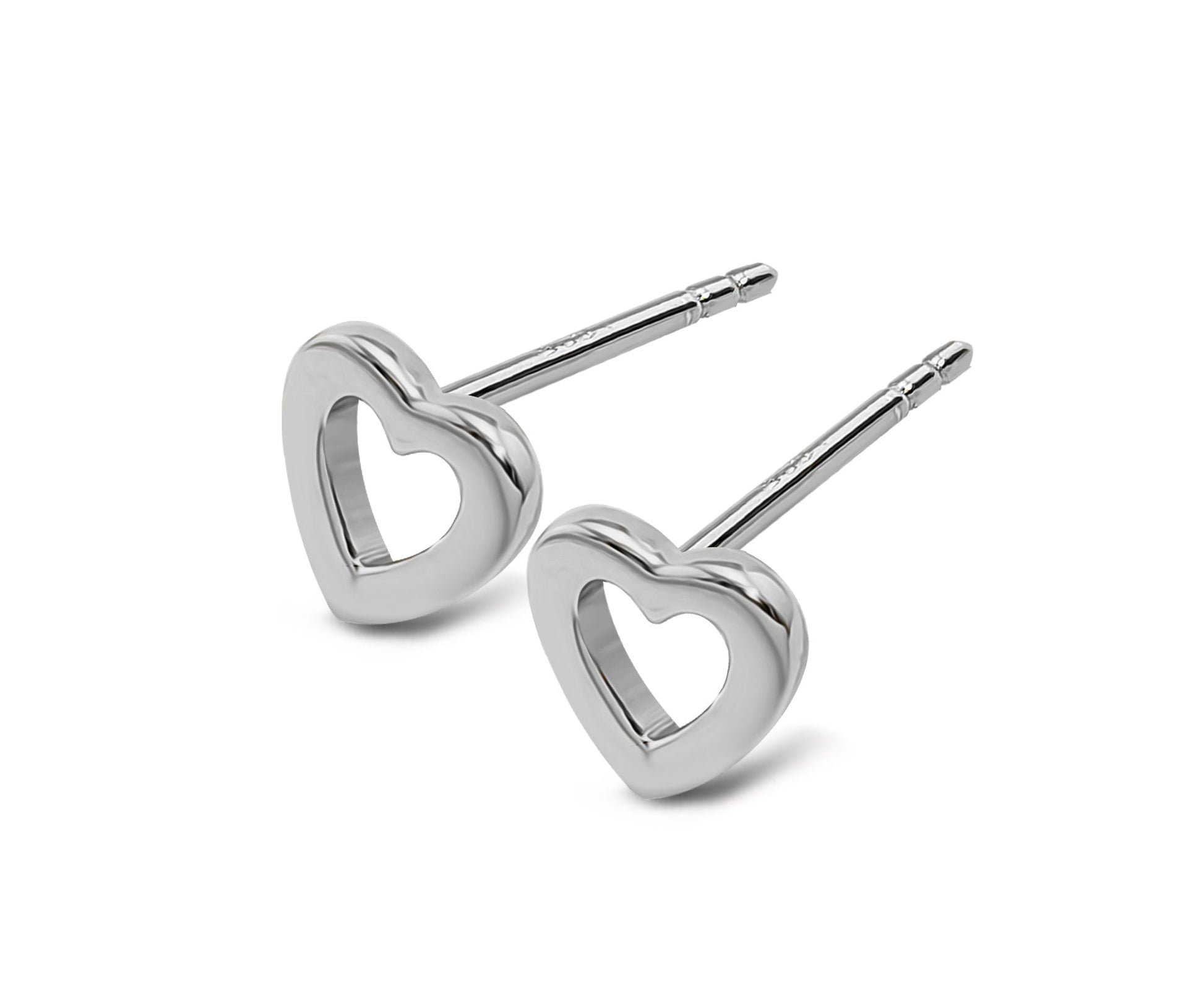 Oorbellen Open Hart  Zilver JE038S-2