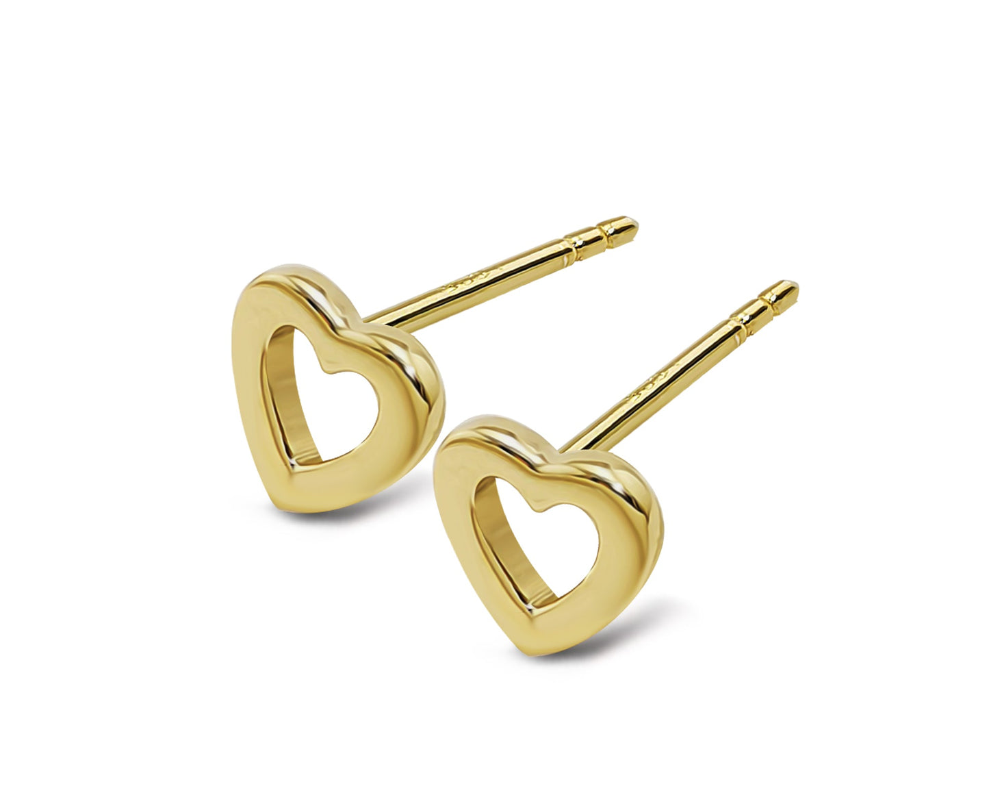 Oorbellen Open Hart Goudkleur JE038G-1
