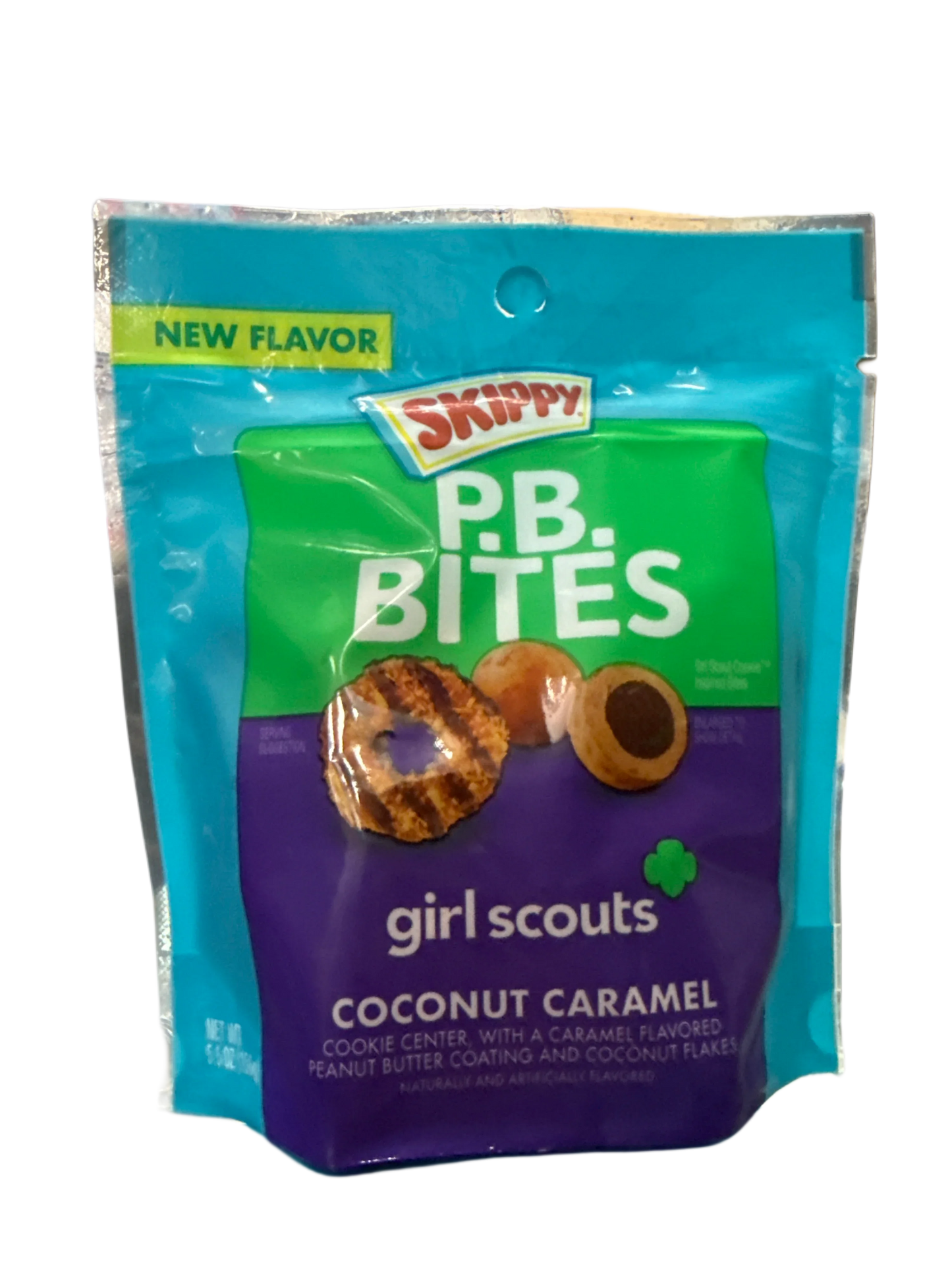 Skippy P.B Bites Girl Scout Coconut Caramel Bites 156G - U.S Edition