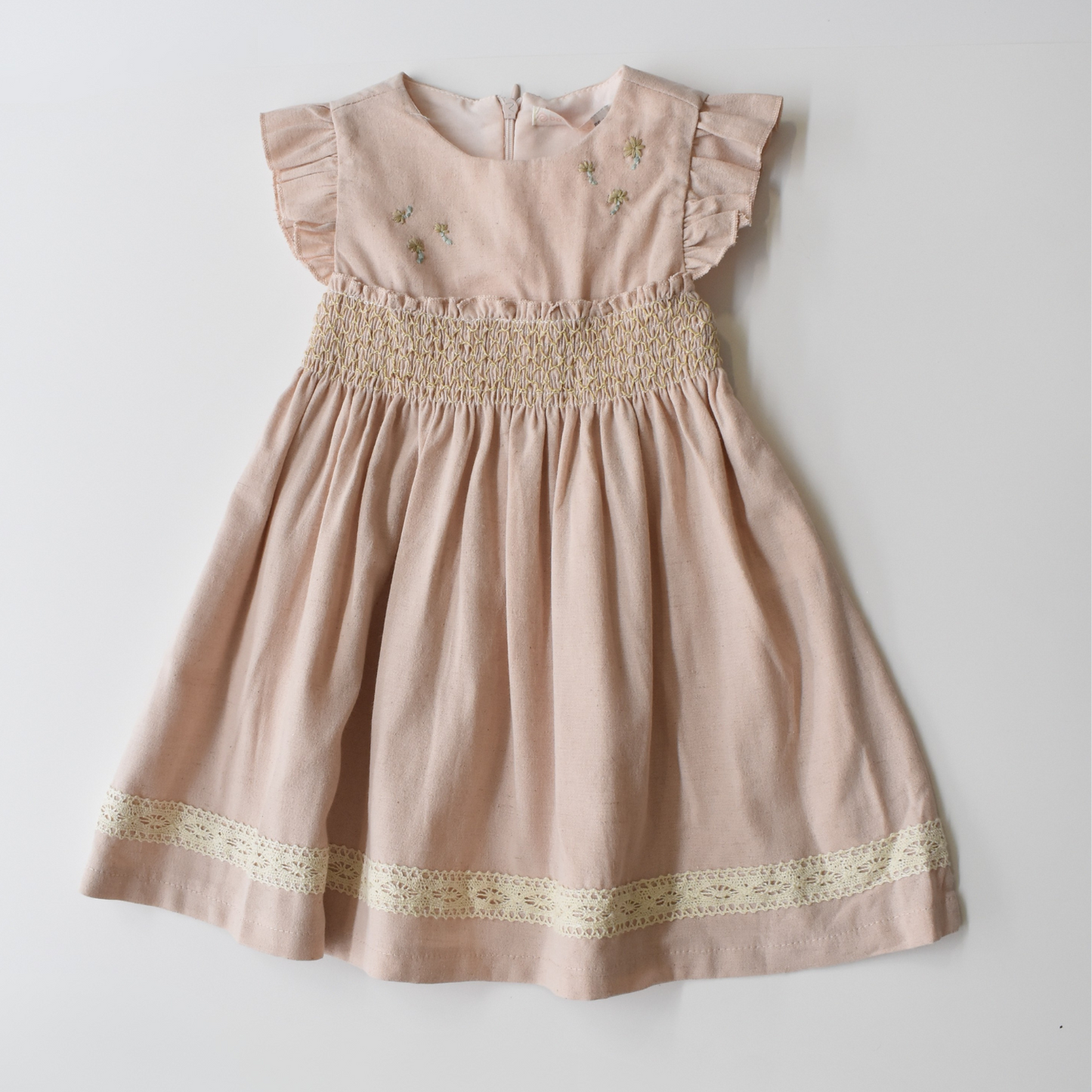 Summer Softness Girls Cotton Dress-1