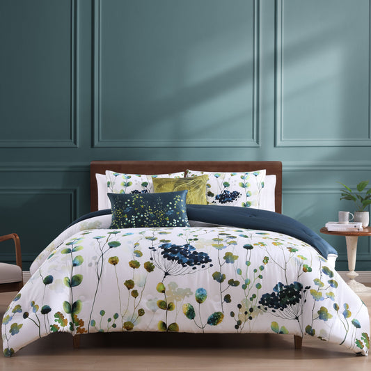 Bebejan Abstract Vines 5 Piece Reversible Comforter Set-0