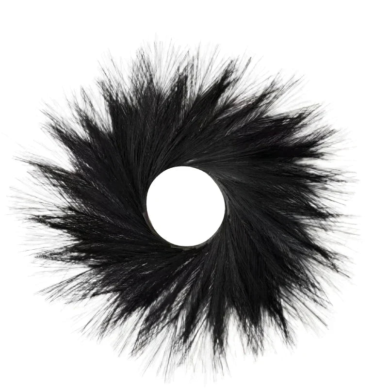 Artificial Reed Wreath Pampa Grass Garland-0