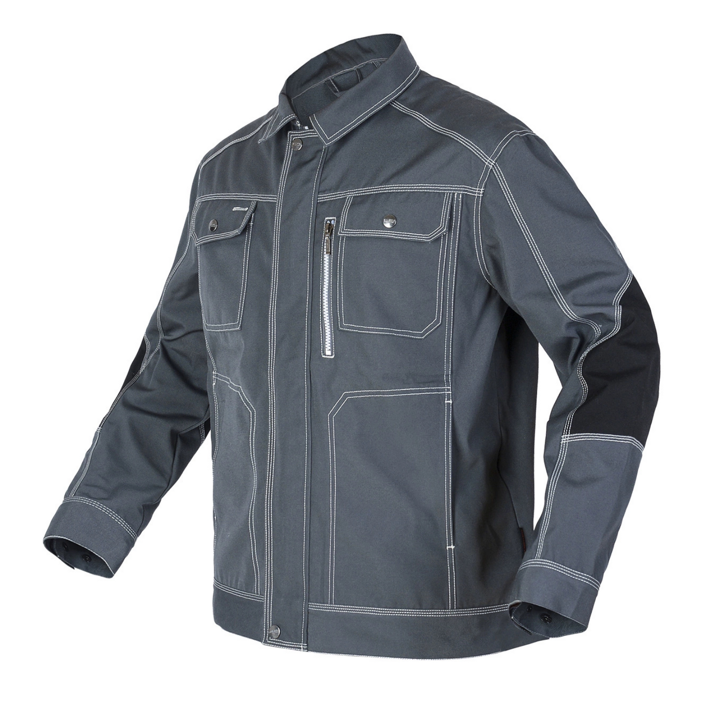 Work Jacket – Durable Cargo Style with Utility Pockets & Zip Chest Pocket– Bauskydd [B212]-1