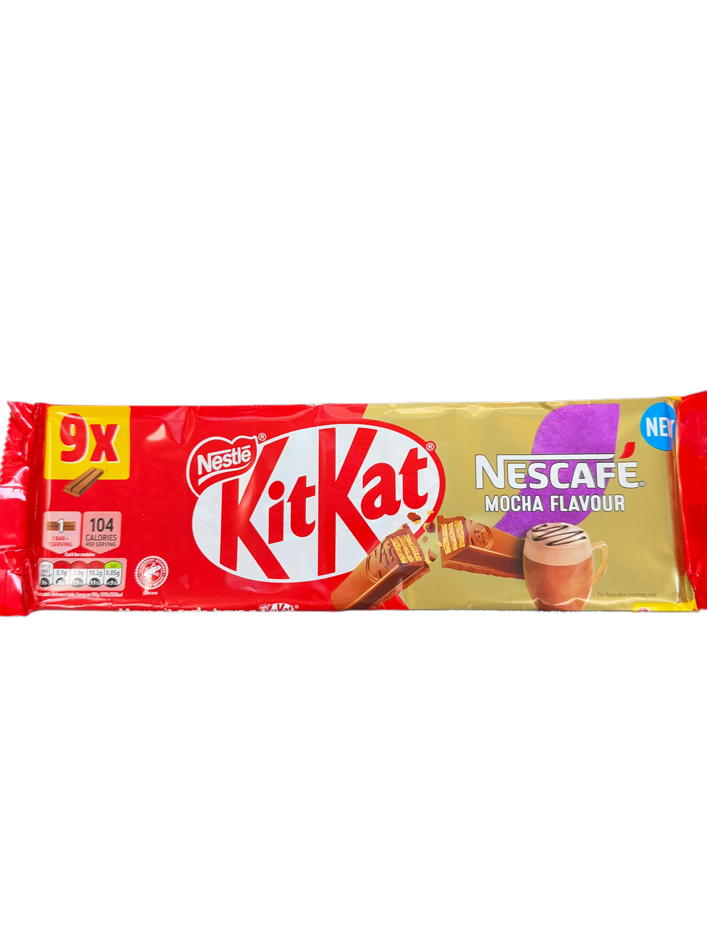 Kit Kat Nescafe Mocha Flavour 165.6G - U.K Edition