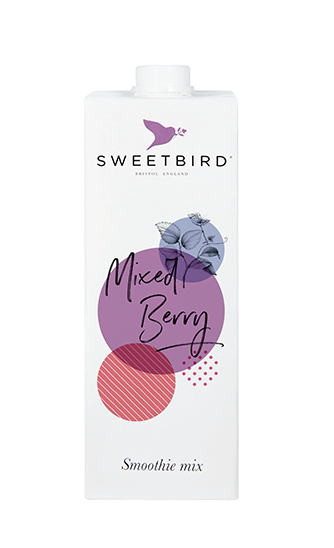 Sweetbird Smoothies - Mixed Berries - 8 x 1 L Case - Vegan - Canadian Distribution-0