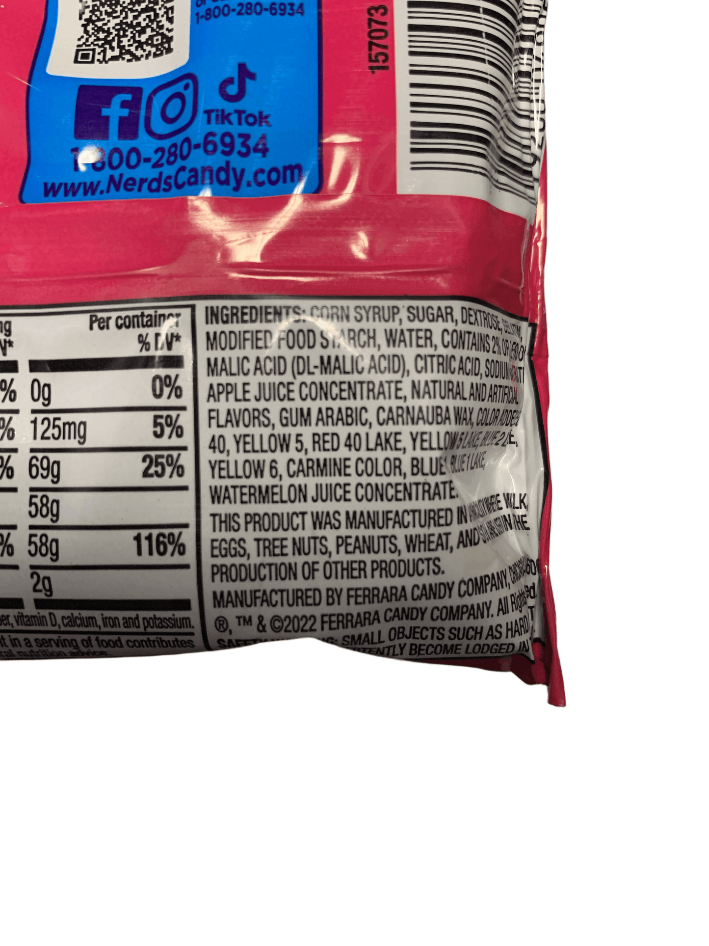 Nerds Gummy Clusters Berry Punch Rush Share Pack 30G - U.S Edition