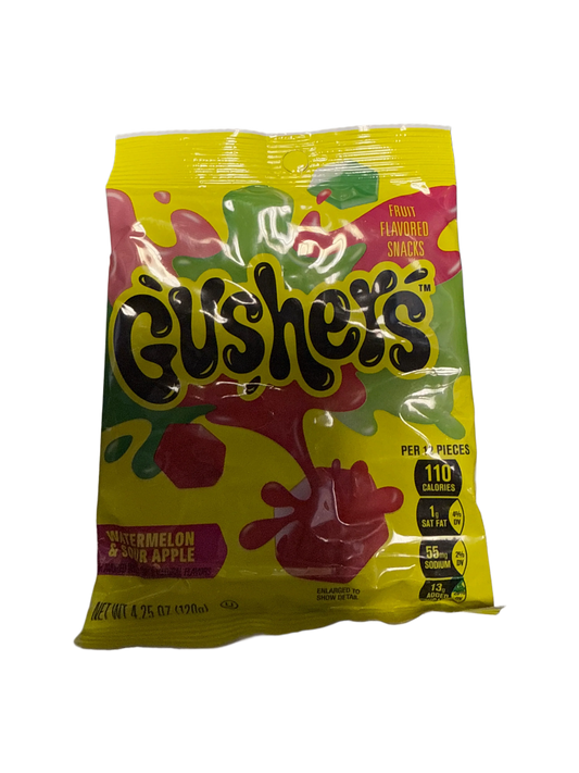 Fruit Gushers Watermelon And Sour Apple 120G - U.S Edition