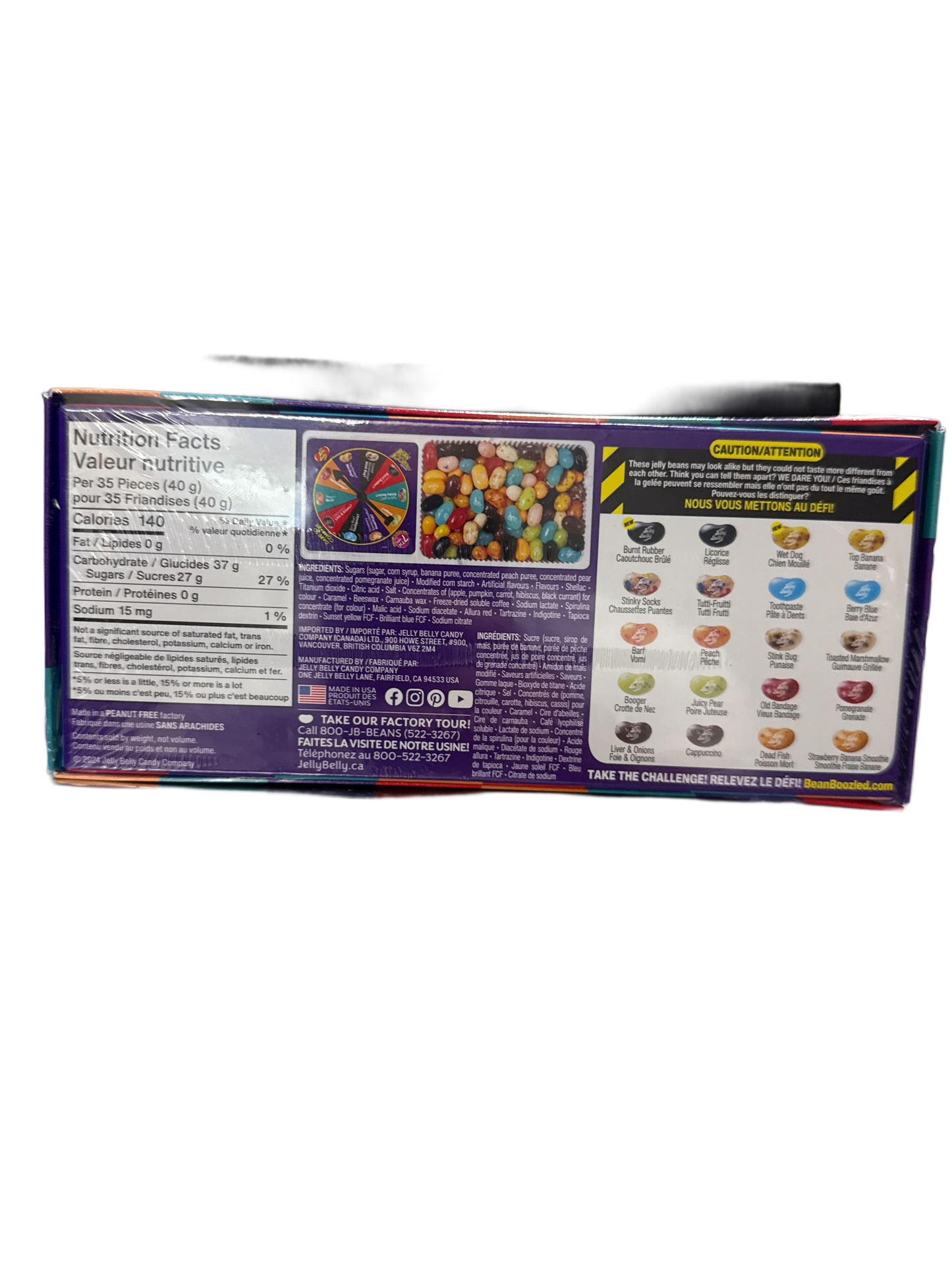 Jelly Belly Bean Boozled Jelly Bean Theatre Box Game 100G - U.S Edition
