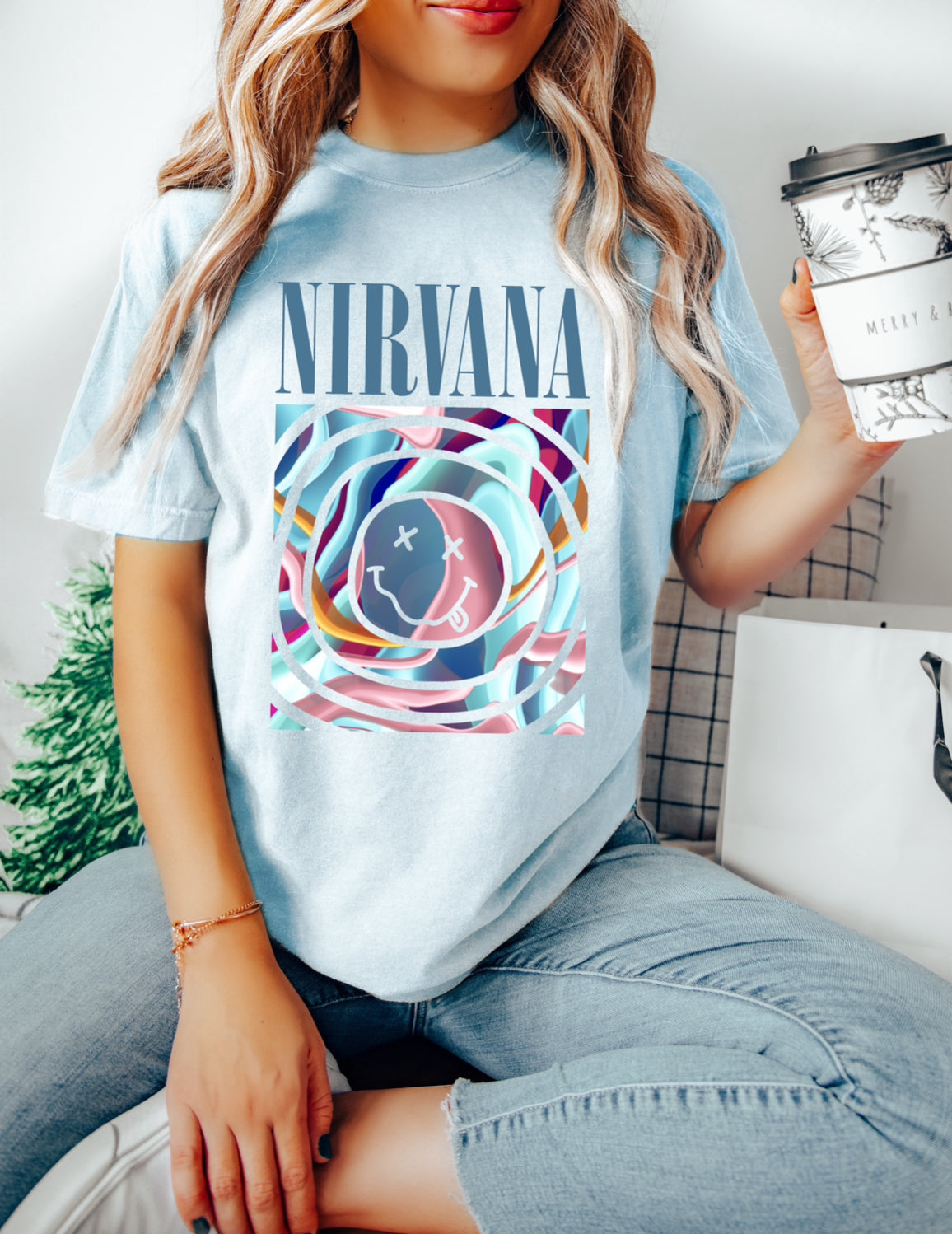 Nirvana (Blue) - Comfort Tee-2