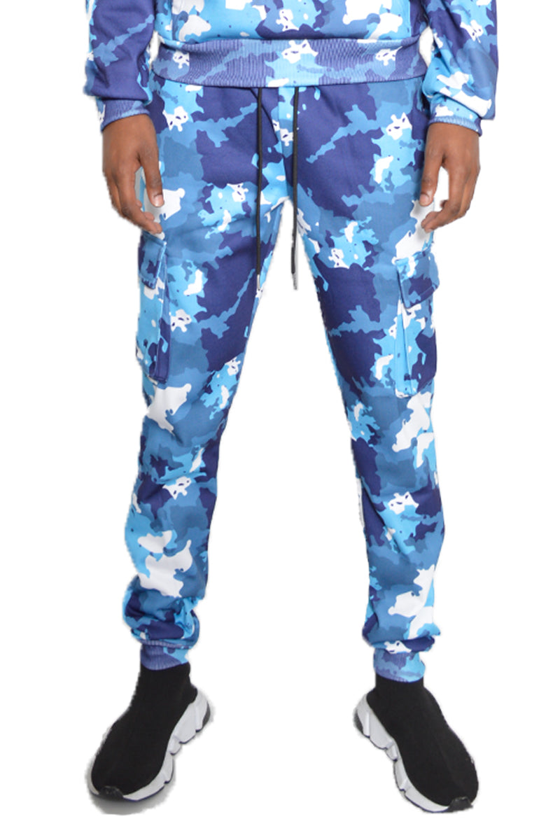 Camo Cargo Joggers-4