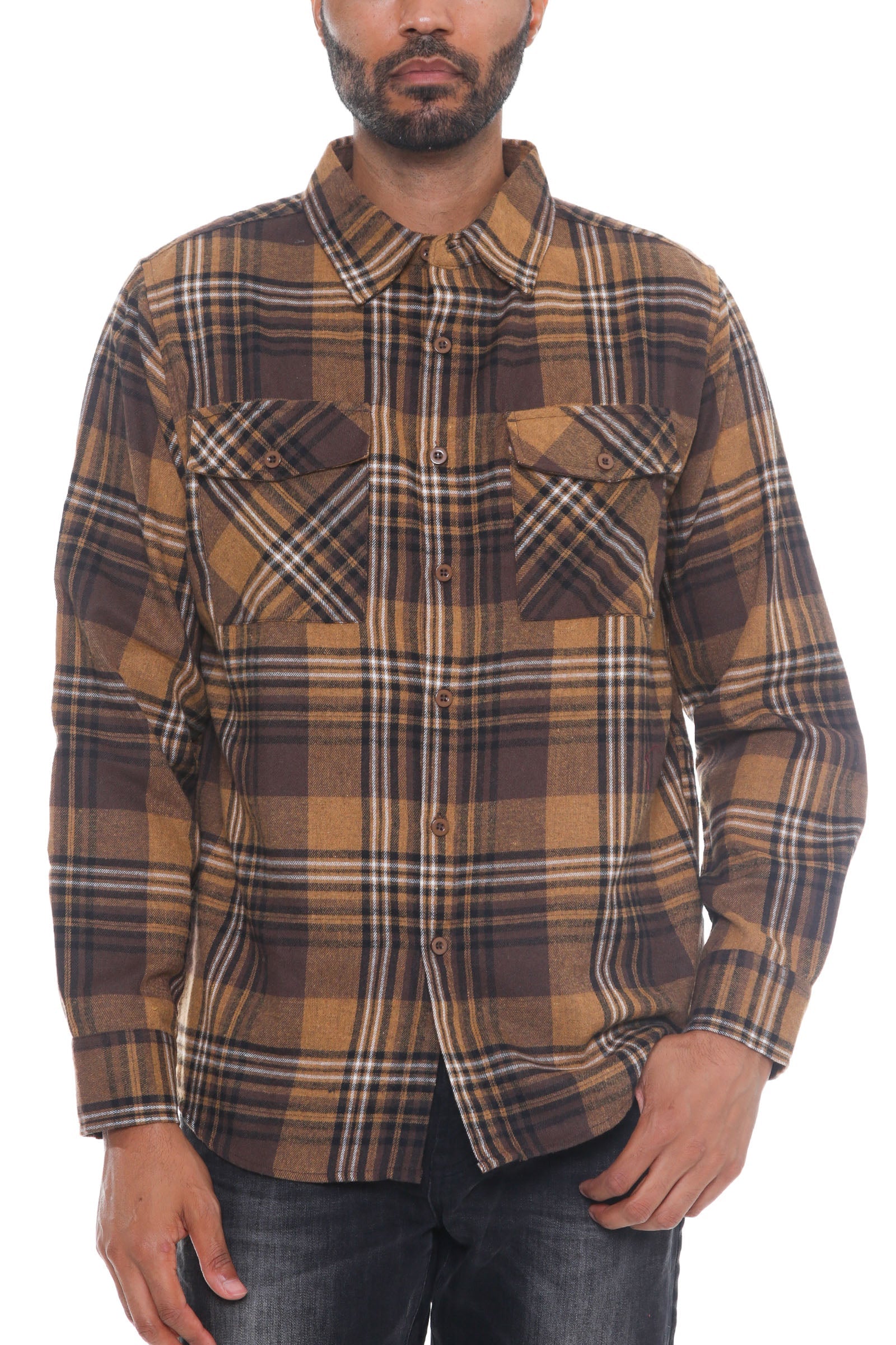 Brushed Flannel Shirt-5