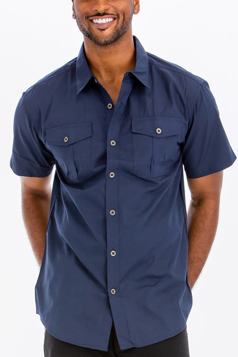 Classic Two Pocket Button Down-15